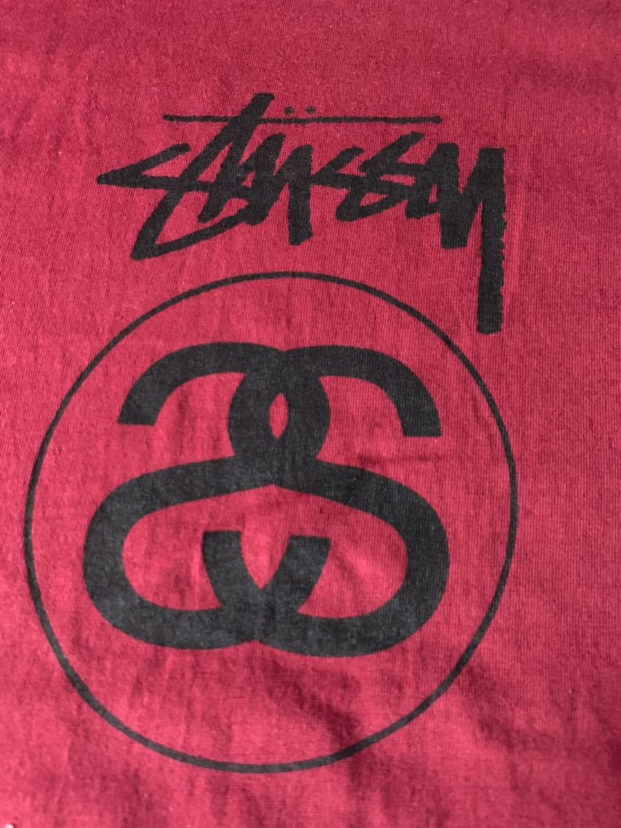 80s 90s old stussy 黒タグ ビンテージ Tシャツ シャネルロゴ USA製 アメリカ製 オールド ステューシー vintage_画像3