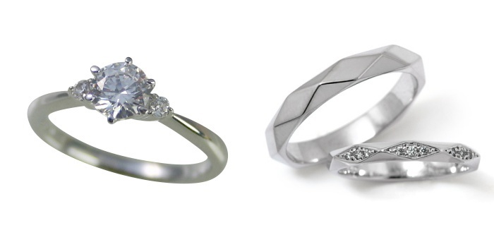 婚約指輪 安い 結婚指輪 セットリング ダイヤモンド プラチナ 0.2カラット 鑑定書付 0.211ct Dカラー VS1クラス 3EXカット HC CGL