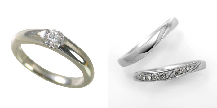 婚約指輪 結婚指輪 3セット 安い ダイヤモンド プラチナ 0.3カラット 鑑定書付 0.38ct Dカラー SI1クラス 3EXカット GIA プラチナ台
