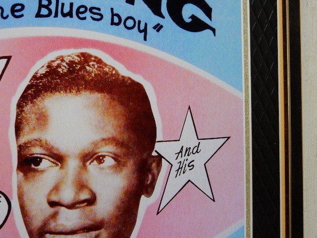 B.B.King/50steki подвеска Live * постер / рамка есть /B.B. King /Blues Guitar/ блюз гитара /Blues Icon/ retro Vintage / модный интерьер 