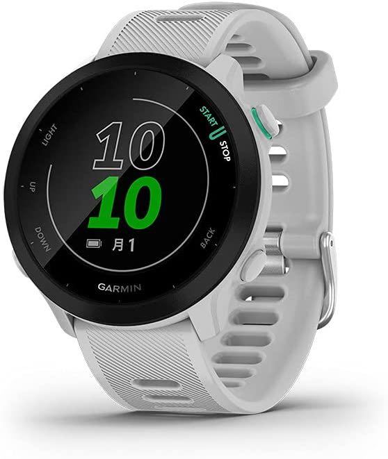 新品★送料無料★GARMIN(ガーミン) ForeAthlete 55 心拍 歩数 防水 軽量 スマートウォッチ ホワイト