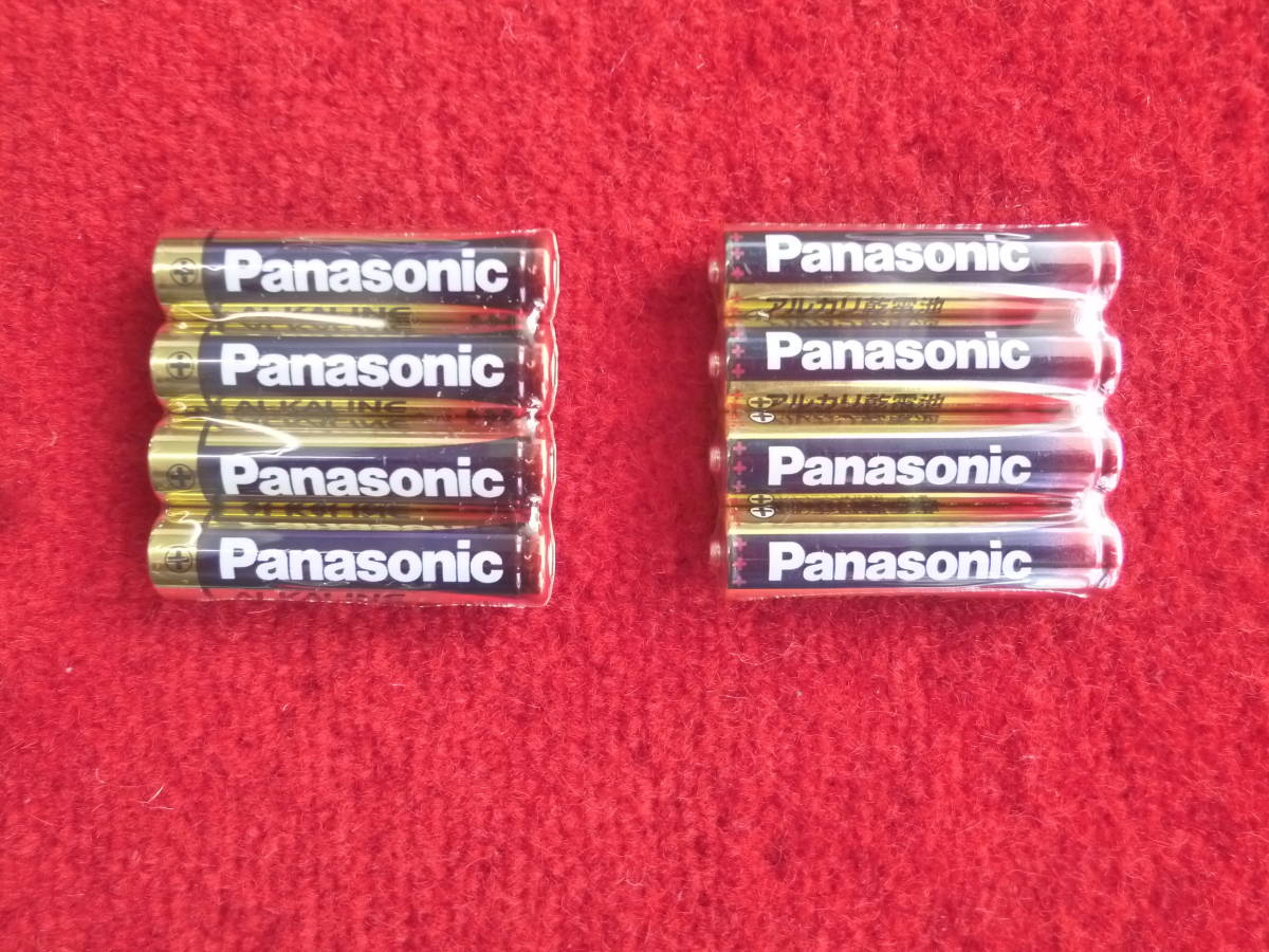 ブランドのギフト パナソニック 単4アルカリ乾電池 ４本パック×２組 LR03 割り引き 新品