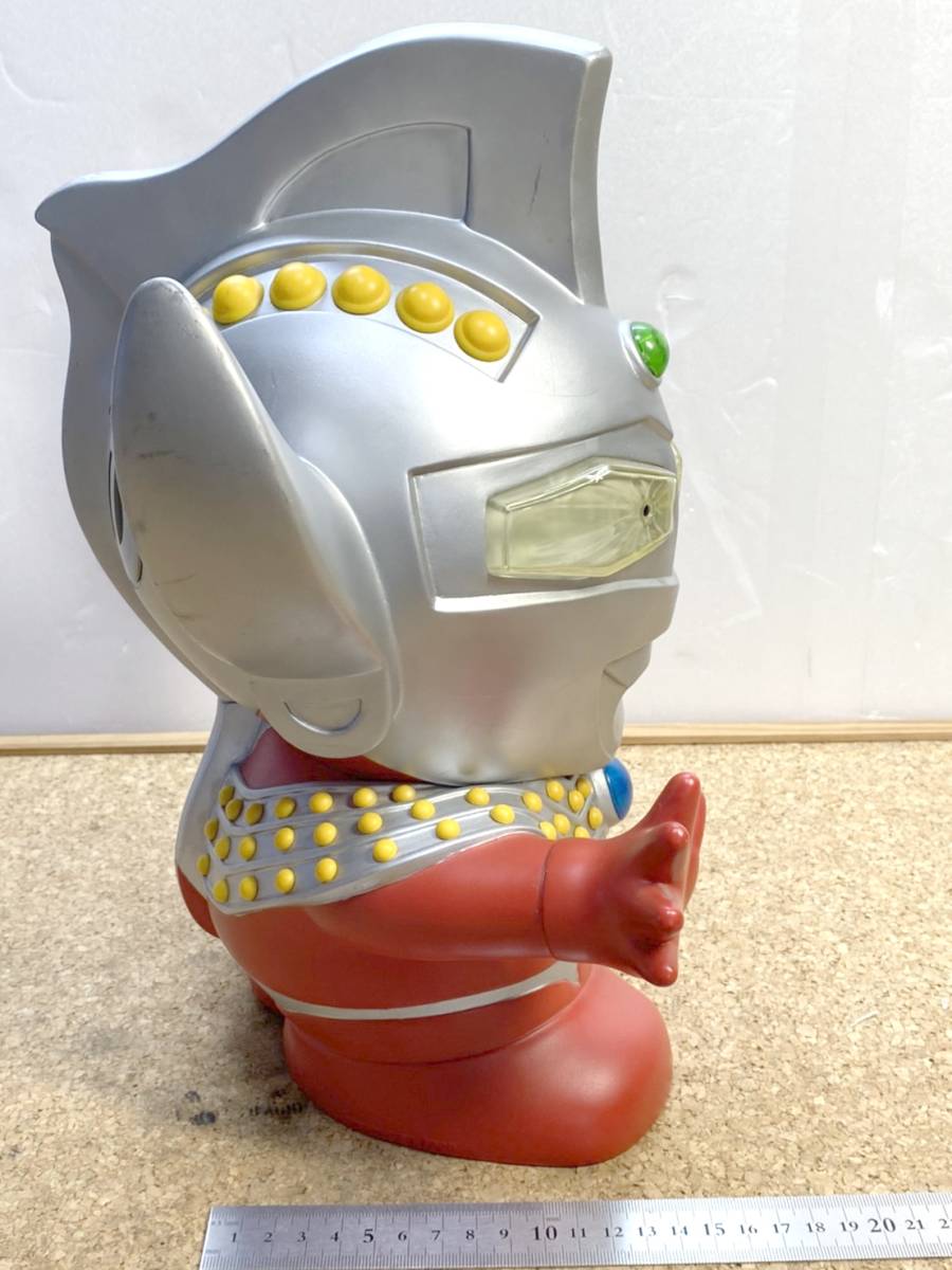  ценный retro Showa Retro Ultraman Taro копилка sofvi копилка высота примерно 34cm