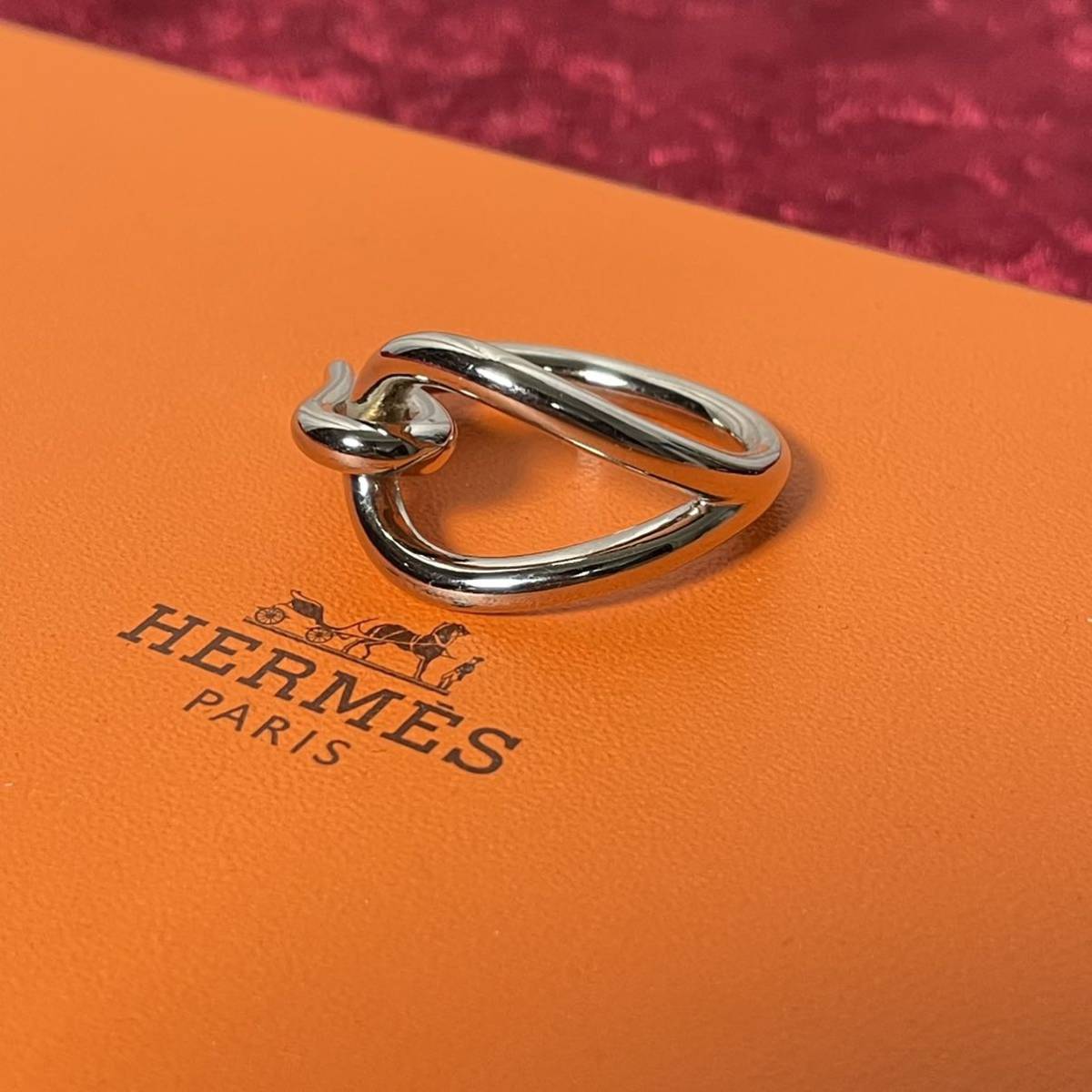 美品 HERMES エルメス 金具 スカーフリング