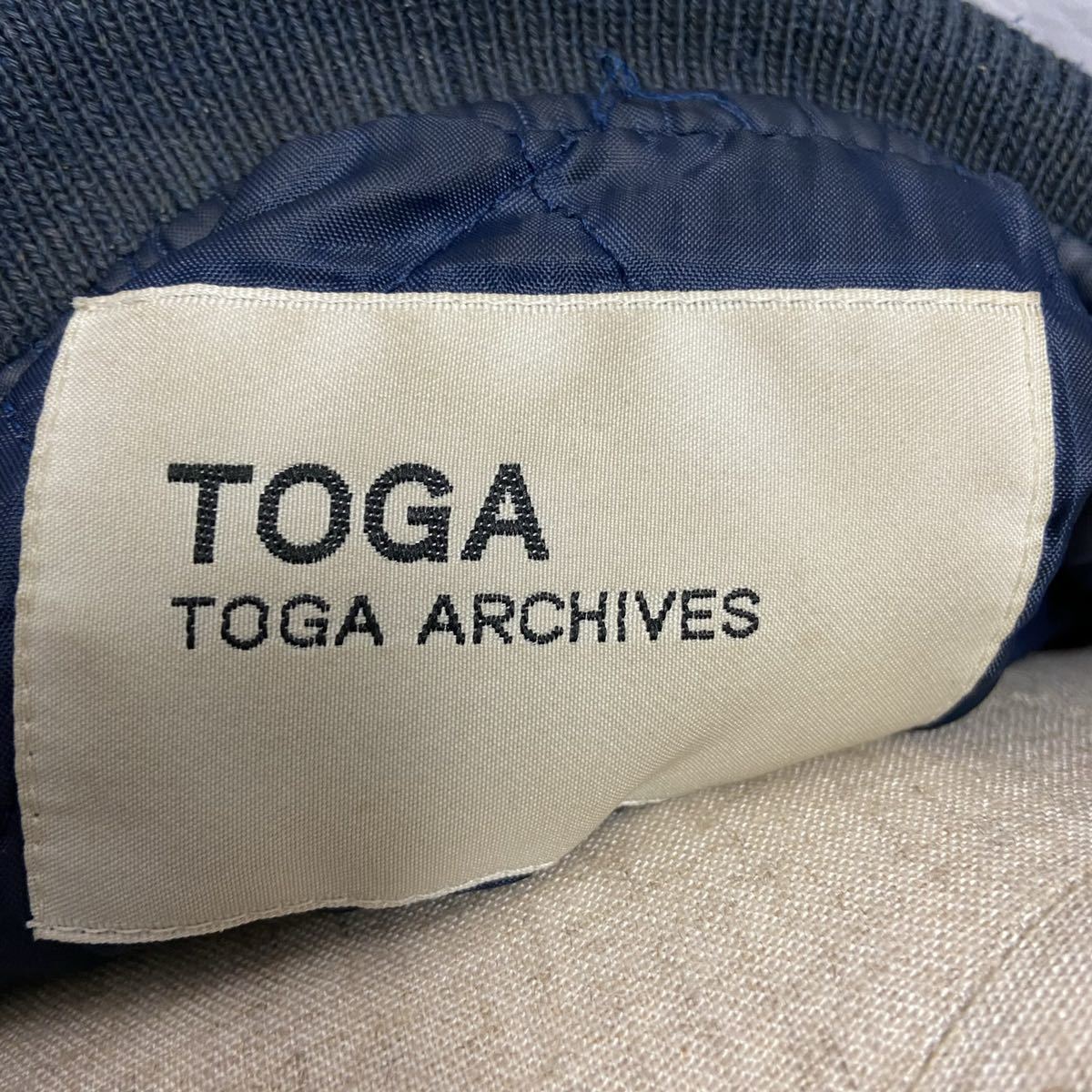 TOGA トーガ アーカイブ パッチワーク調 ブルゾン ナイロン ジャケット