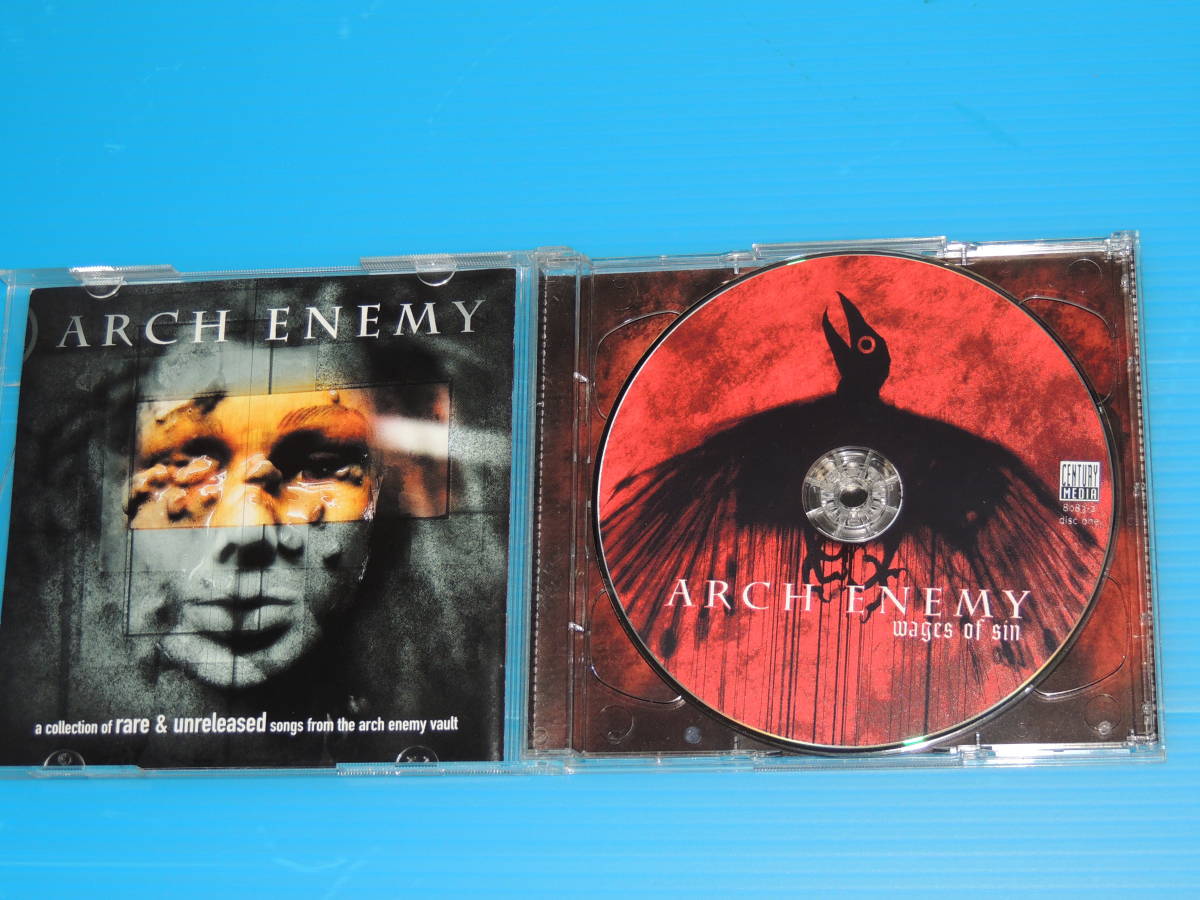 Used CD 輸入盤 2枚組特別限定盤 アーチ・エネミー ARCH ENEMY『ウェイジズ・オブ・シン』- Wages Of Sin  (2002年)。Supreme 2-CD Edition