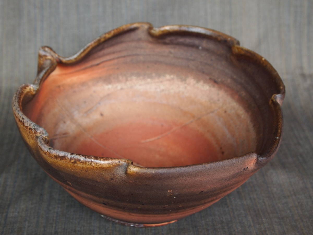 美品☆丸田宗彦☆焼〆唐津木の葉(大)鉢☆共箱 | bioimune.com.br