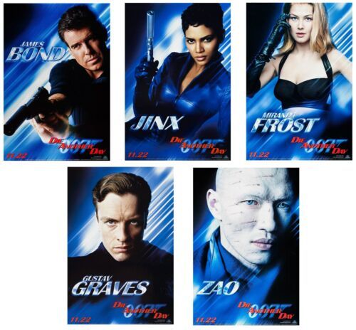 人気定番の 007/ダイ・アナザー・デイ AD版5種セット US版オリジナルポスター その他