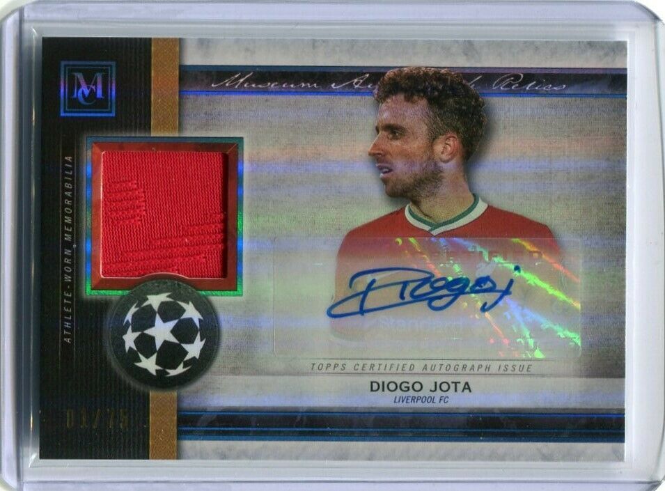 売れ筋】 DIOGO Auto Soccer Collection Museum Topps 2020-21 JOTA 1