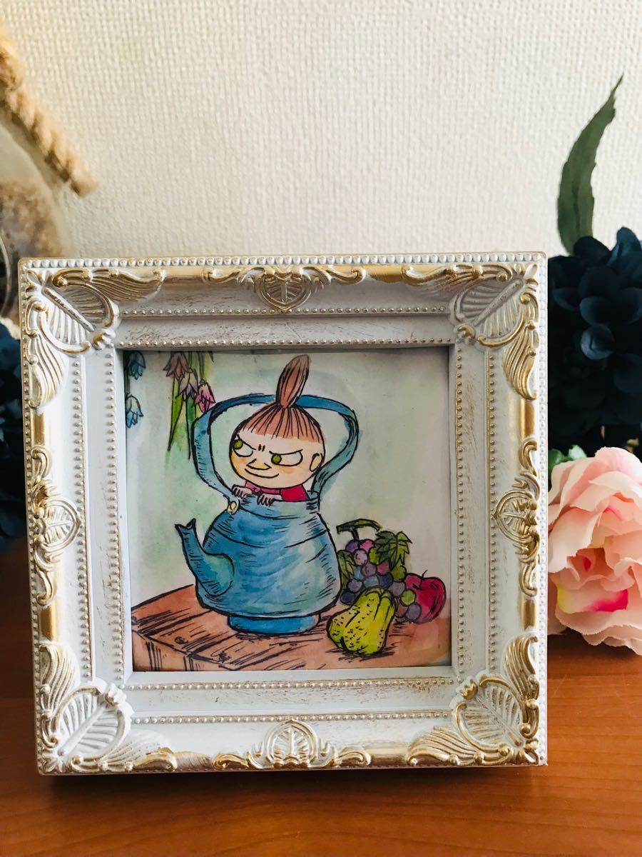 Paypayフリマ ムーミン ファンイラスト ミィ 水彩画 Paypayフリマ ムーミン ファンイラスト ミィ 水彩画