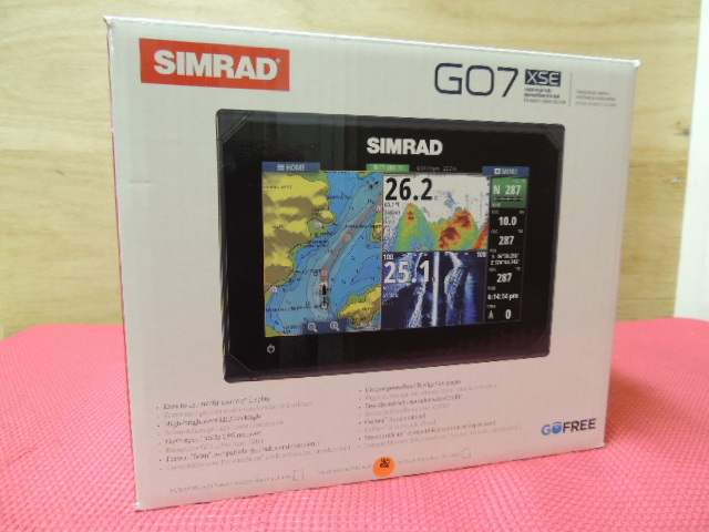 未使用】 SIMRAD シムラッド GO7 NO CARTO XSE 魚群探知機 未使用】 SIMRAD シムラッド GO7 NO CARTO XSE 魚群探知機