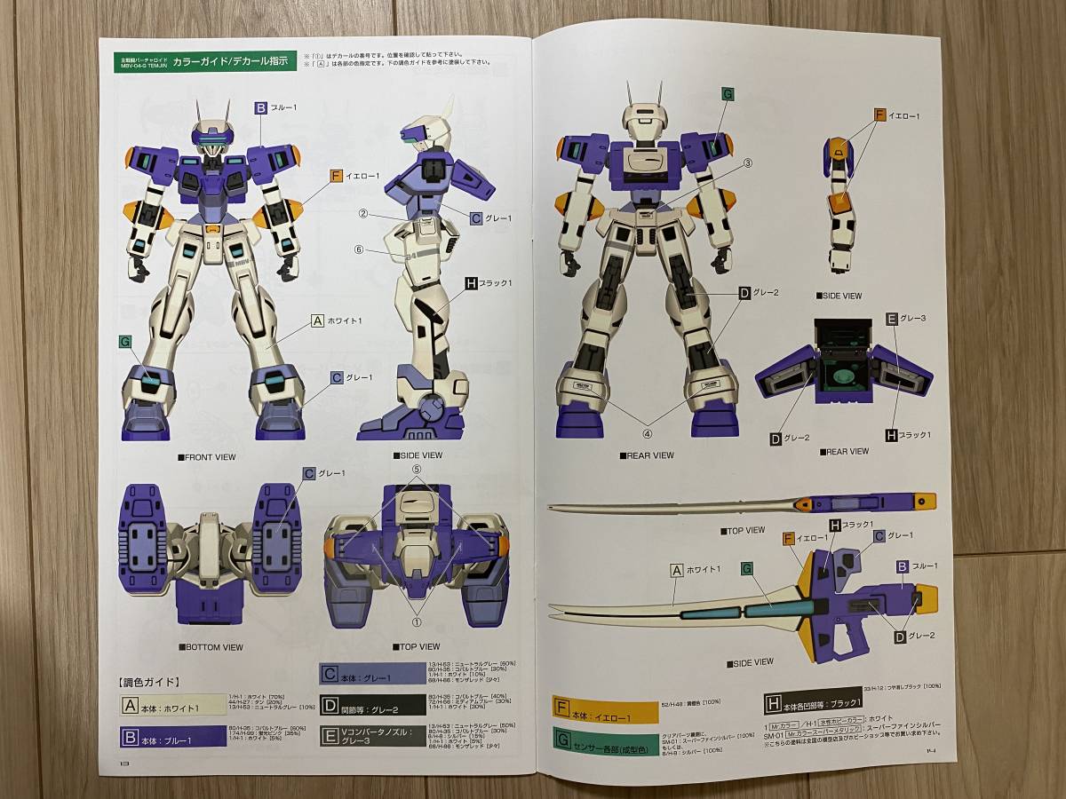 1/100 テムジン Ver.1P 内袋未開封 コトブキヤ 電脳戦機バーチャロン