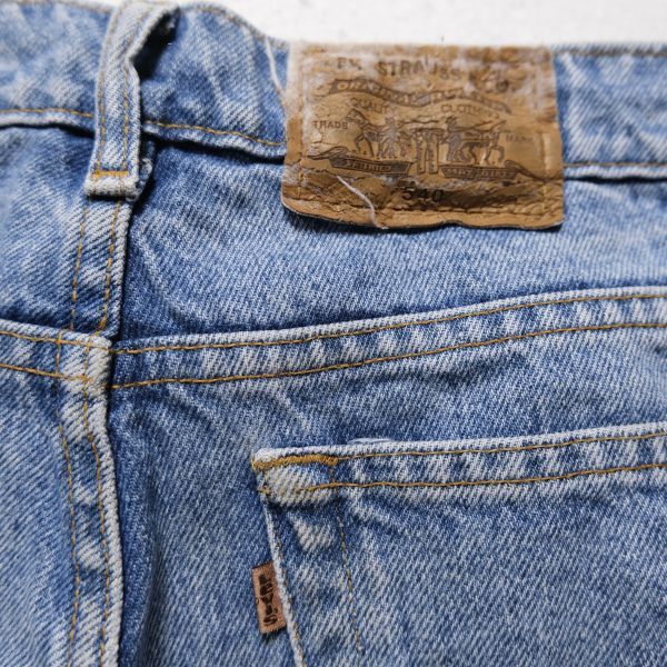 90's メキシコ製 リーバイス Levi's 540 リラックスフィット デニムパンツ (W36 L32) 90年代 オールド オレンジタブ 1993年製_画像3