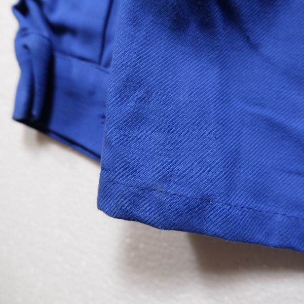 デッドストック 70’s コットンツイル フレンチ ワークジャケット 青 ブルー (48) 70年代 カバーオール ユーロ ビンテージ ヴィンテージ_画像8