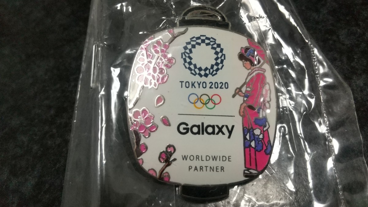 東京オリンピック　Galaxyピンバッジ