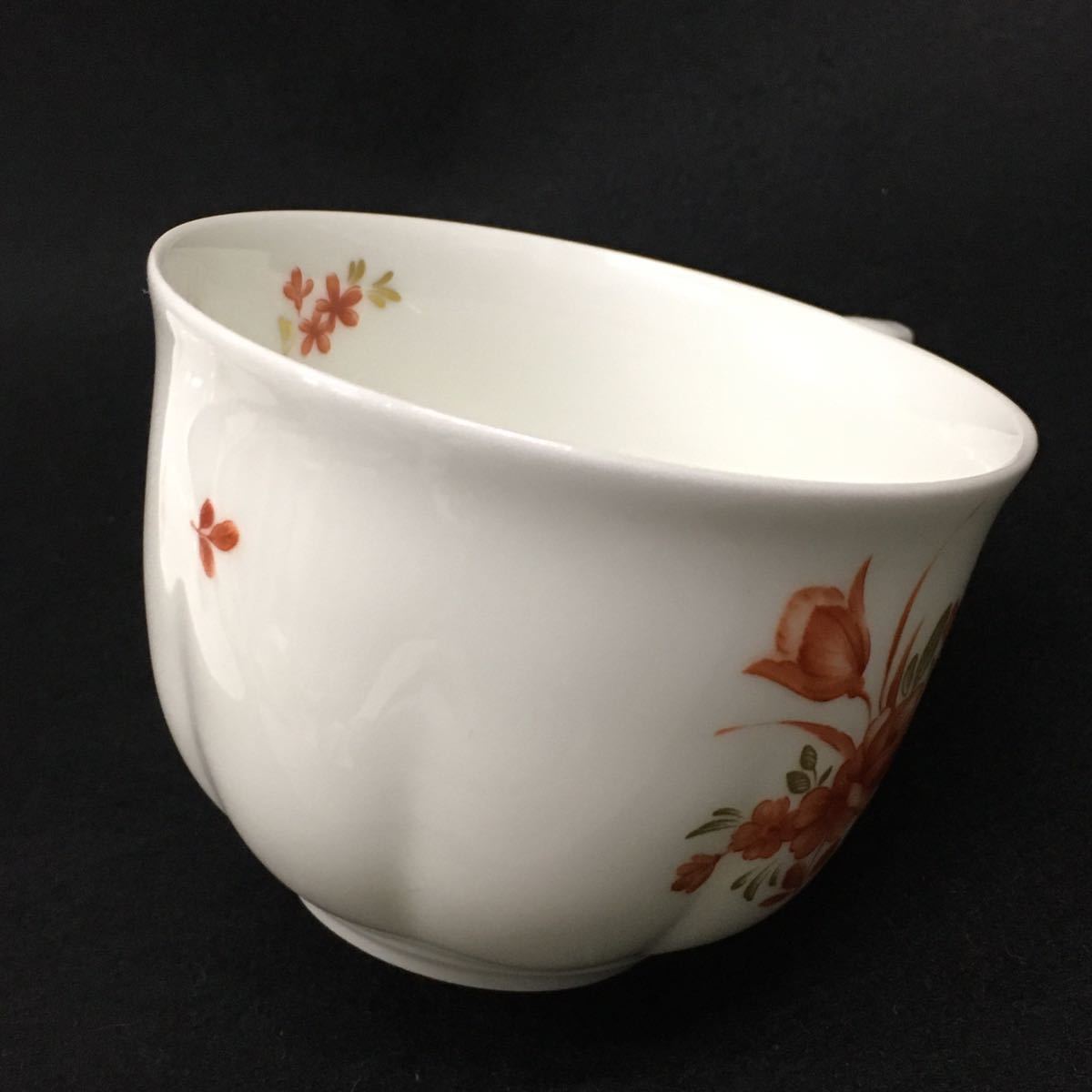 【中古良品】 Noritake ノリタケ スタジオコレクション カップ&ソーサー 花柄 洋食器_画像3