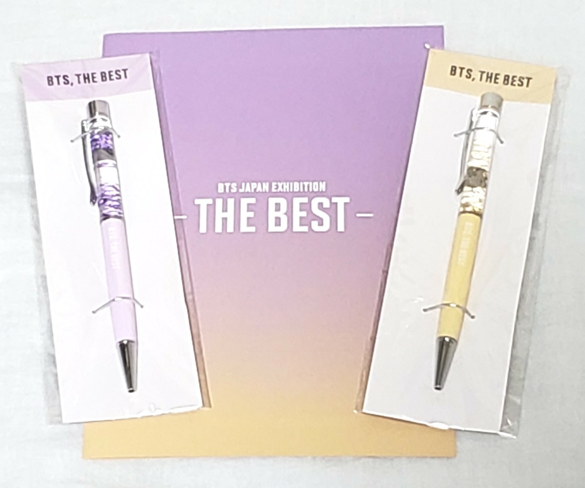 Paypayフリマ Bts The Best 展示会 ボールペン パープル オレンジ パンフレット Paypayフリマ Bts The Best 展示会 ボールペン パープル オレンジ パンフレット
