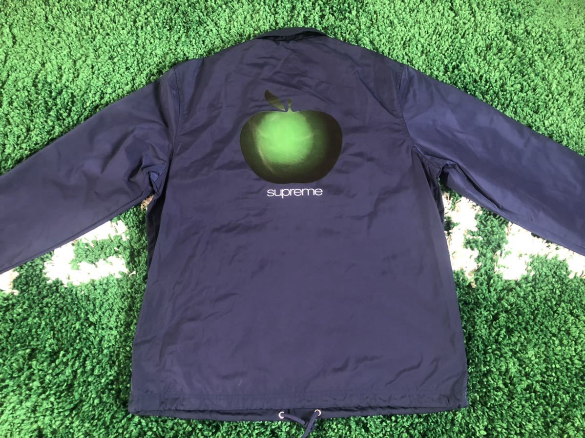 特典付　Supreme Apple Coaches Jacket ネイビー M 新品_画像1