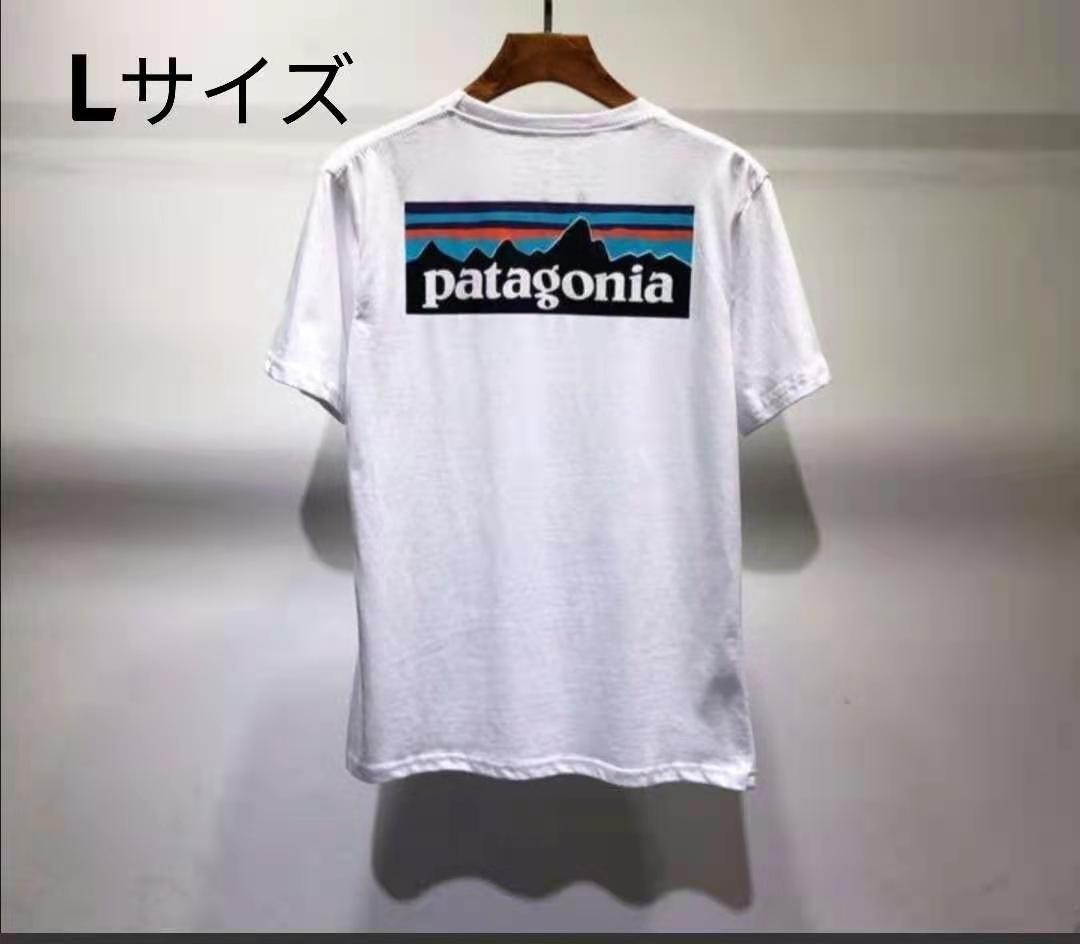 パタゴニアTシャツ Lサイズ ホワイト 人気 新品未使用品Patagonia  