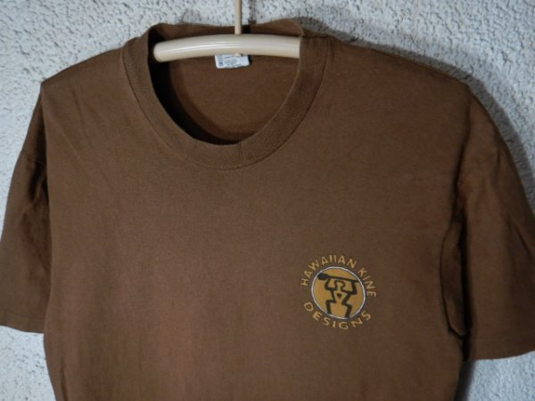 to3363　anvil　アンヴィル　アメリカ製　vintage　ビンテージ　半袖　tシャツ　Hawaiian KINE　ハワイ　人気　送料格安　_画像2