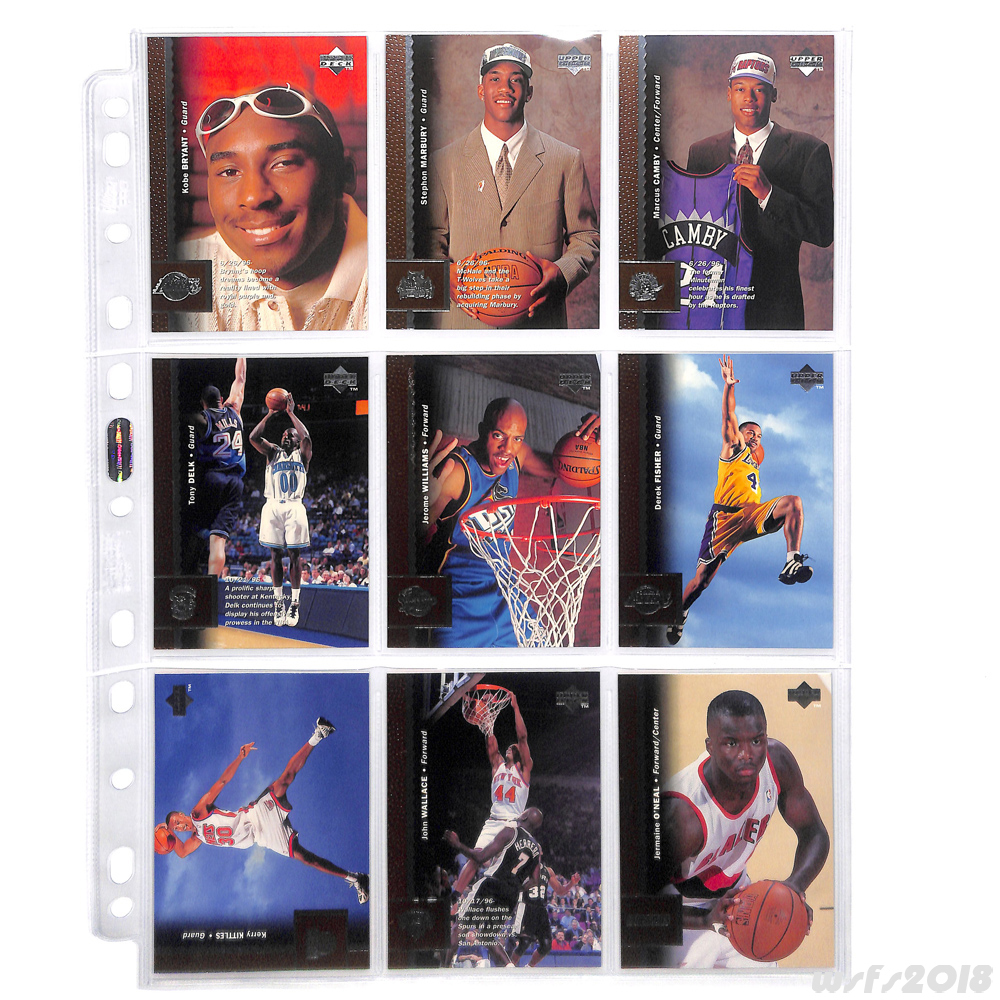 【NBA/カード】1996-97 UD ROOKIE CARD セット【UPPER DECK/アッパーデック】kobe marbury fisher o'neal camby delk wallace kittles