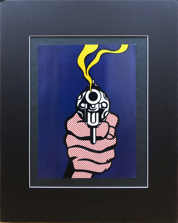 ロイ・リキテンシュタイン / LICHTENSTEIN “ THE GUN IN AMERICA ” リプロダクション・プリント R-287_画像1