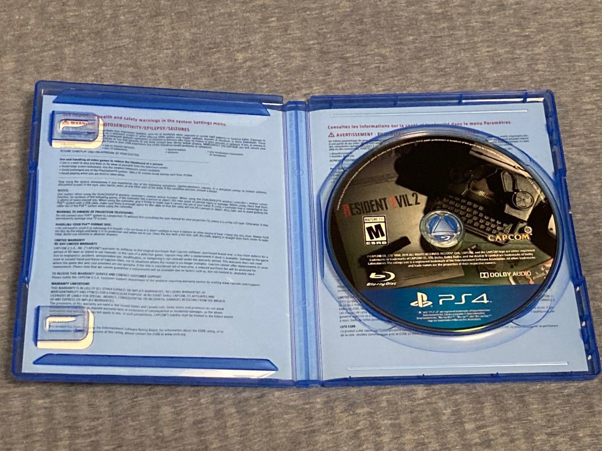 PS4】バイオハザードRE 2 RESIDENT EVIL バイオハザードRE2 北米 PS4】バイオハザードRE 2 RESIDENT EVIL バイオハザードRE2 北米