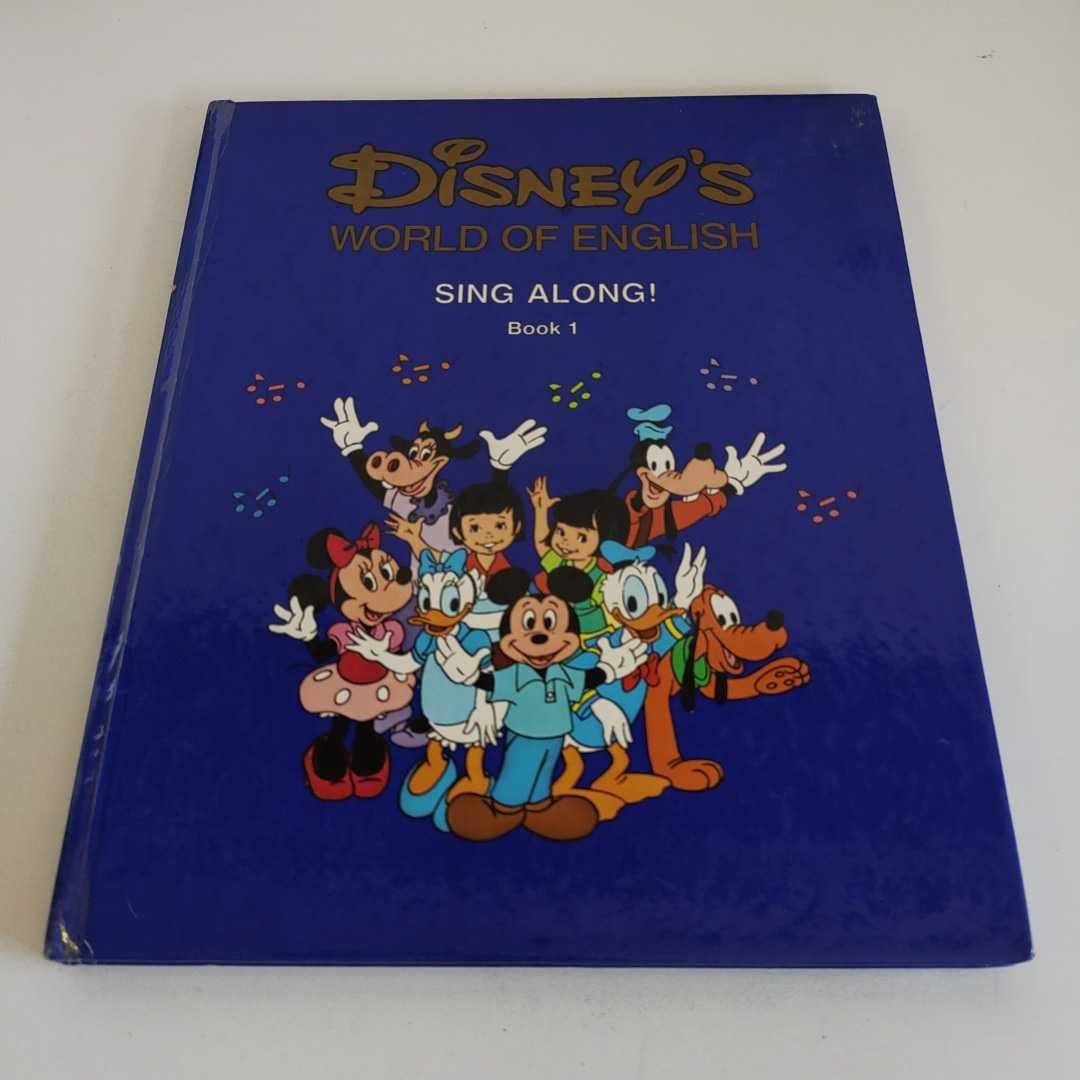 Yi58 Disney S World Of English Sing Along Books1 ディズニー ミッキーマウス 教育 子供英語 学習 語学
