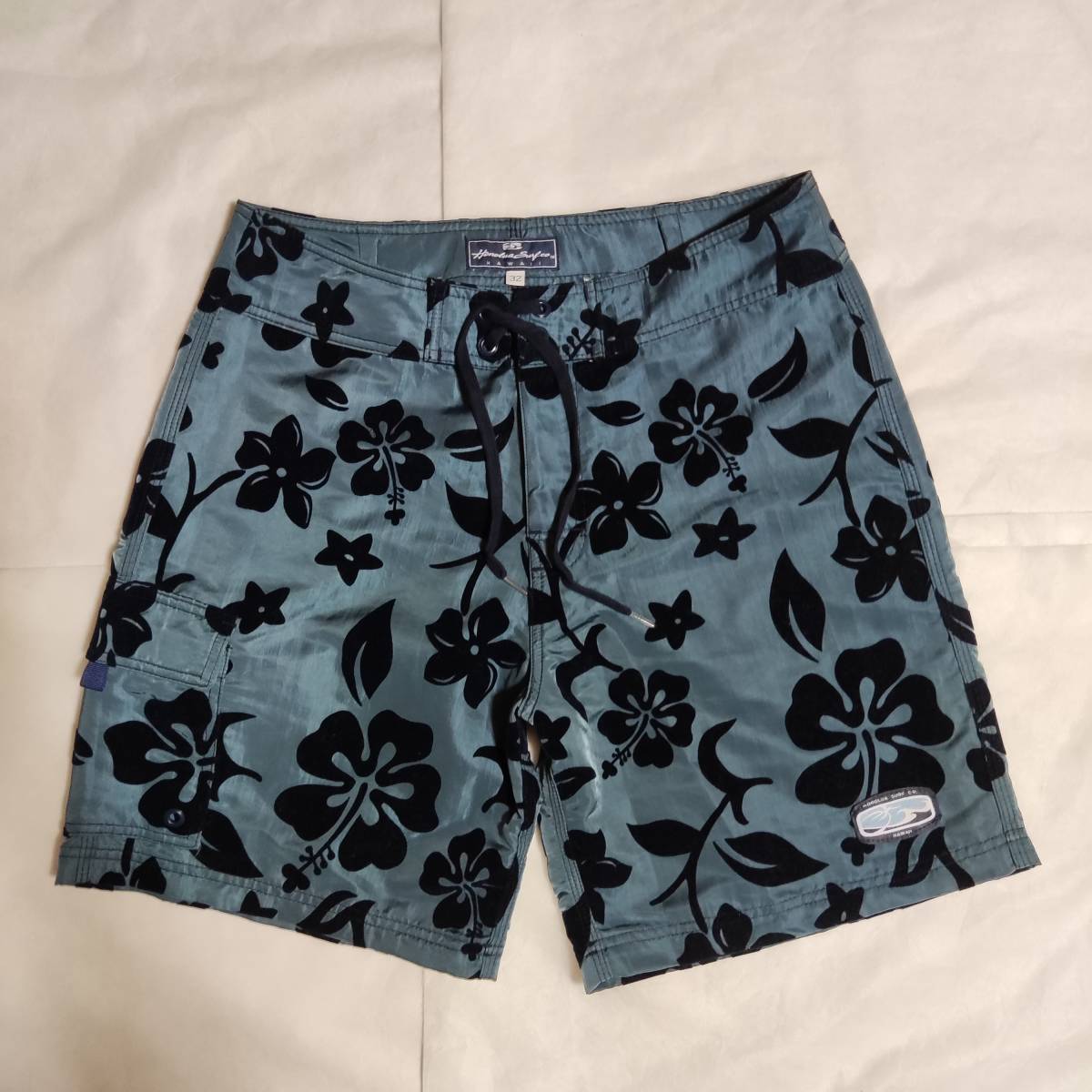 HONOLUA SURF ボードショーツ 32 水着 ホノルアサーフ ホノルア 花柄 ボタニカル Board shorts ショートパンツ_画像1