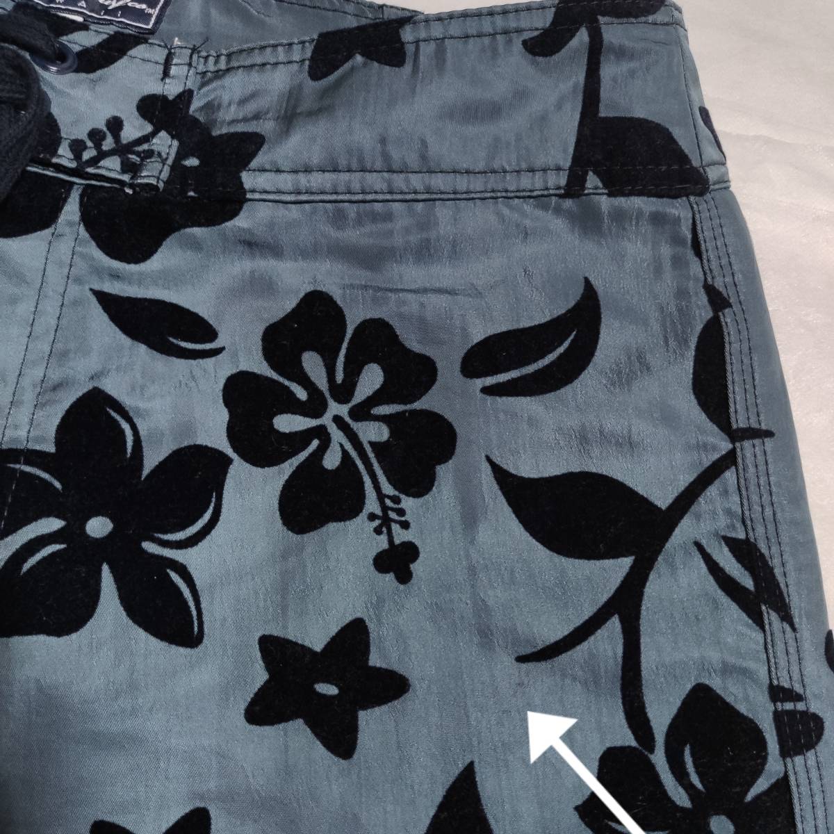 HONOLUA SURF ボードショーツ 32 水着 ホノルアサーフ ホノルア 花柄 ボタニカル Board shorts ショートパンツ_画像7