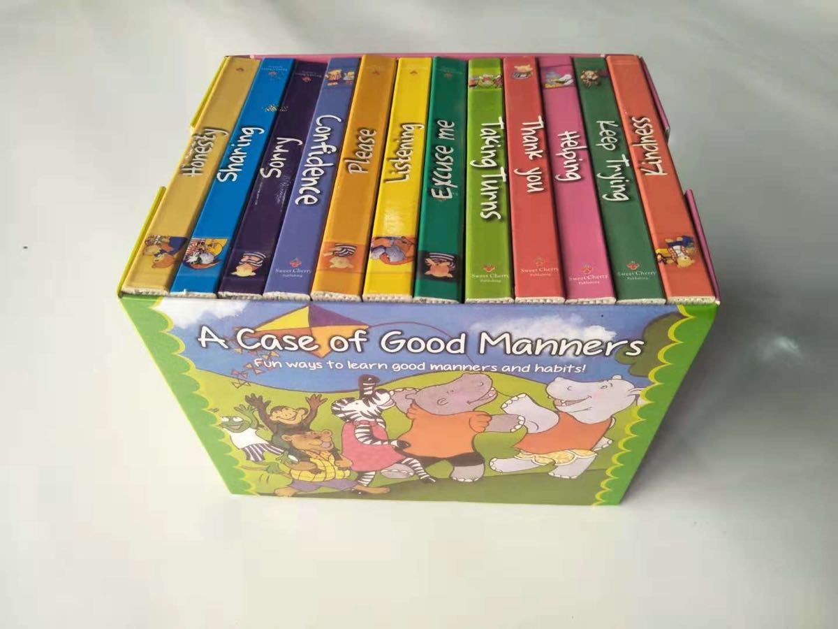 A case of good manners 子供英語絵本12冊セット　ボードブック 英語でマナー、道徳、感情などを学べる絵本