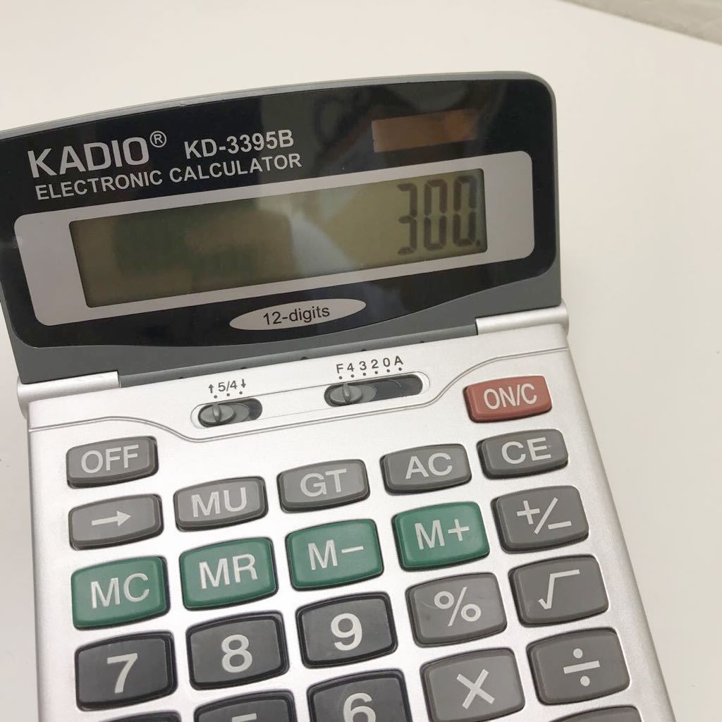 refle* KADIO KD-3395B count machine calculator easily viewable teka character operation verification ending 