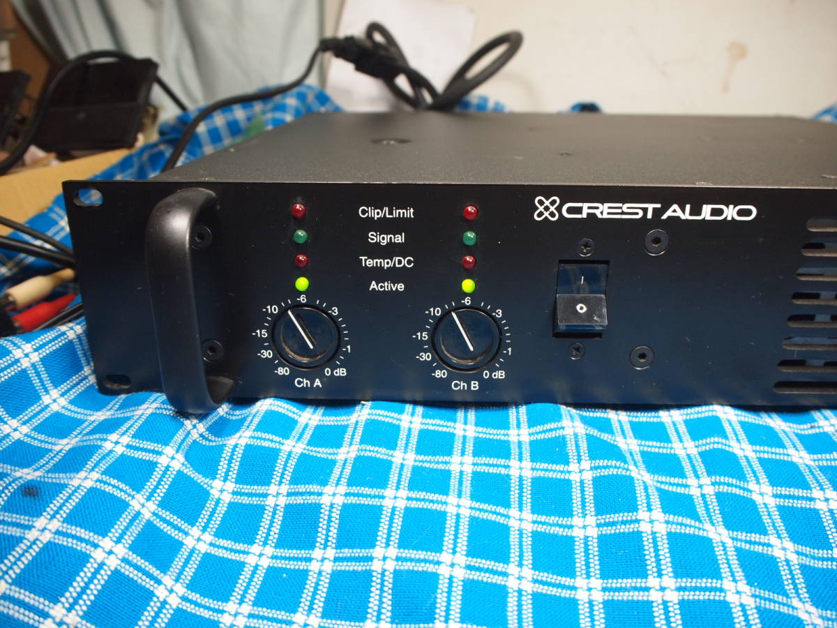 プロ用アンプを 家庭で Crest Audio パワーアンプ MA5850 完動美 プロ用アンプを 家庭で Crest Audio パワーアンプ MA5850 完動美