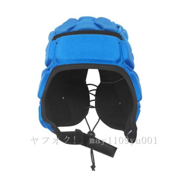 SALE! Junior headgear soft pad rugby head guard sport punching .. hole protection for helmet foot camouflage blue [ сolor selection possible ]