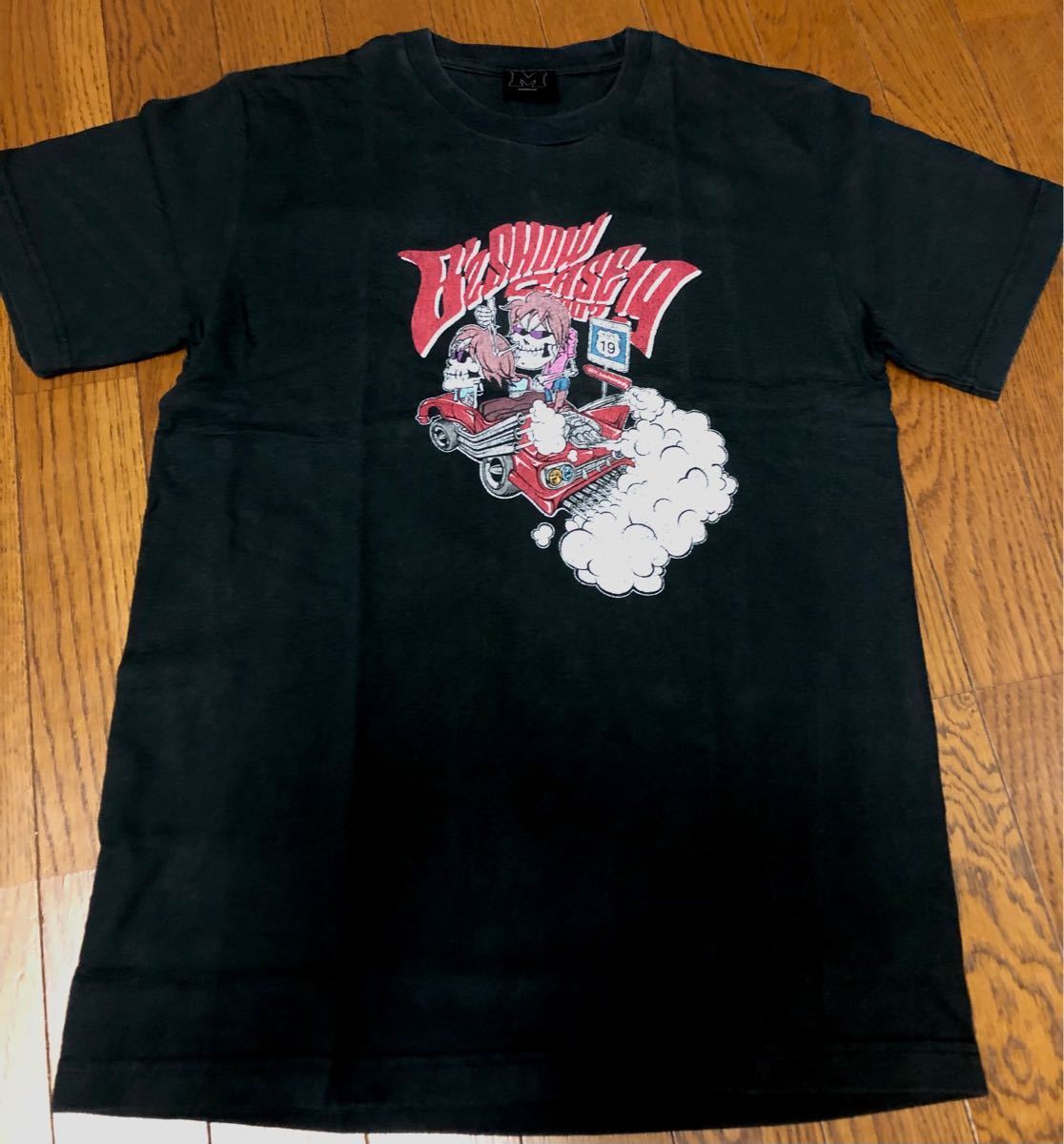 B'z SHOWCASE 2007 Tシャツ M グッズ 黒 レア LIVE-GYM 19周年 ツアー BZ ビンテージ 古着