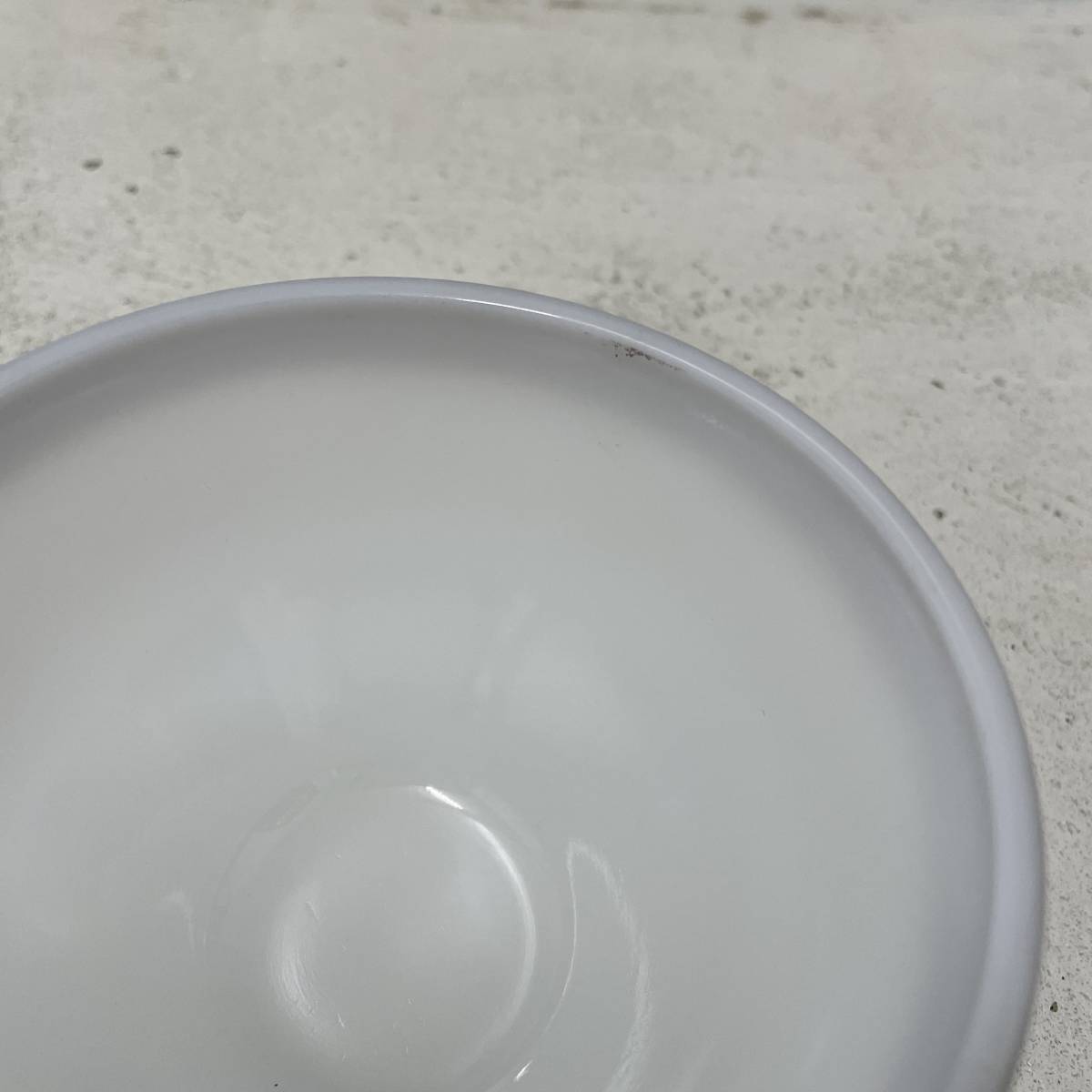 アンティーク Pyrex カップ＆ソーサー セット カナダ製 / レア 2トーン ヴィンテージ 食器 オールド パイレックス ミルクガラス _画像6