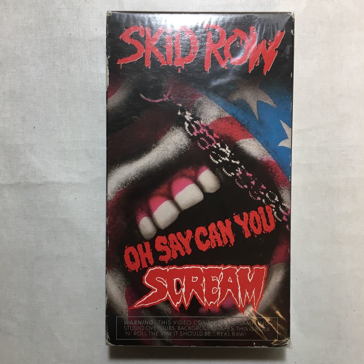 zvd-02! skid low /Skid Row/Oh Say Can You Scream [Import][VHS] video 100 minute 1990/3/20