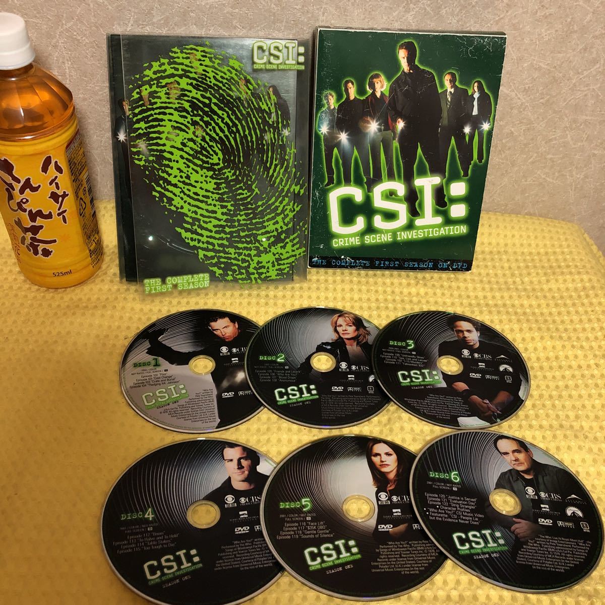 YK-2731（同梱可）中古品 CSI:CRIME SCENE INVERSTIGATION first season クライム シーン インベスティゲーション 洋画 DVD 6枚セット_画像1