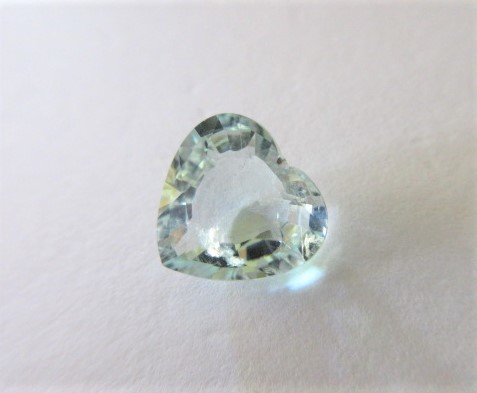 ☆☆ハート形　アクアマリン　ルース1点　約2.6ct　#438_画像3