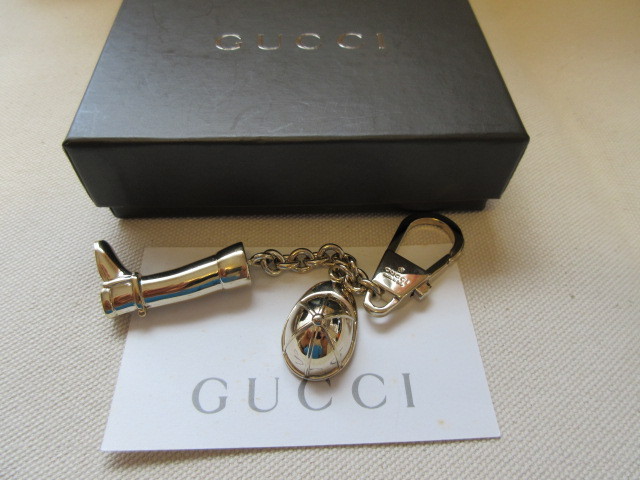  Gucci GUCCI metal key holder box * card attaching ( used )