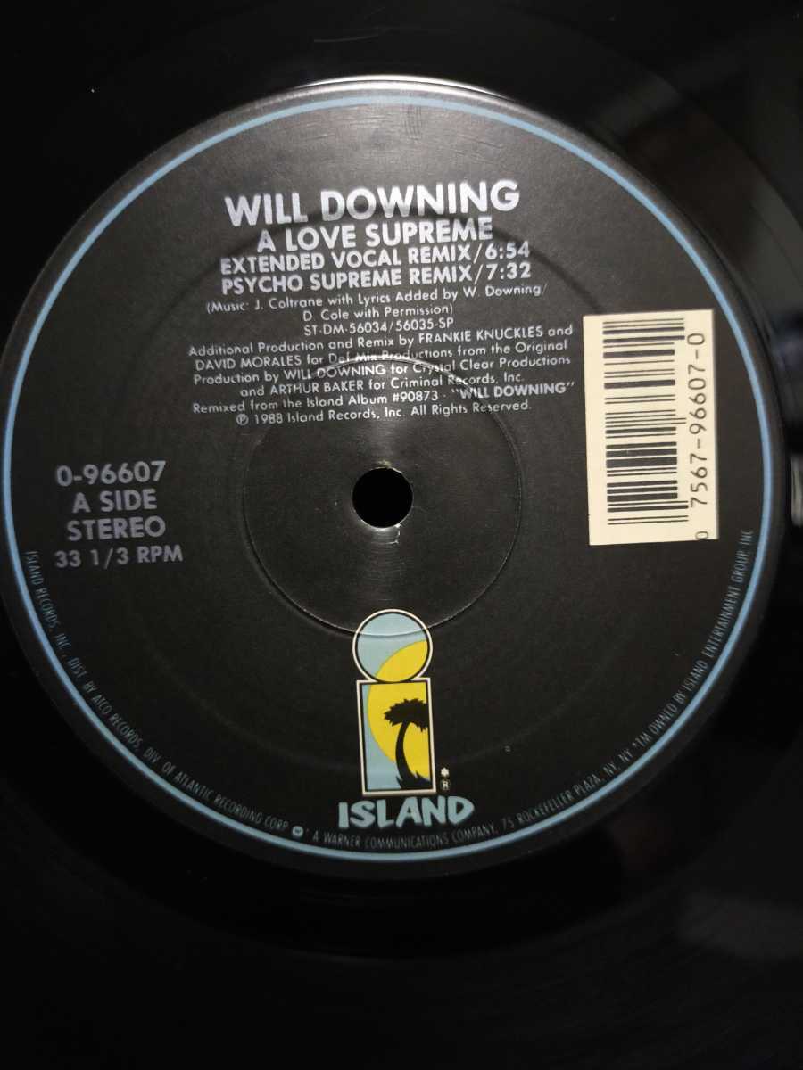 WILL DOWNING - A LOVE SUPREME【12inch】1988' Us Original/Sterling刻印_画像2