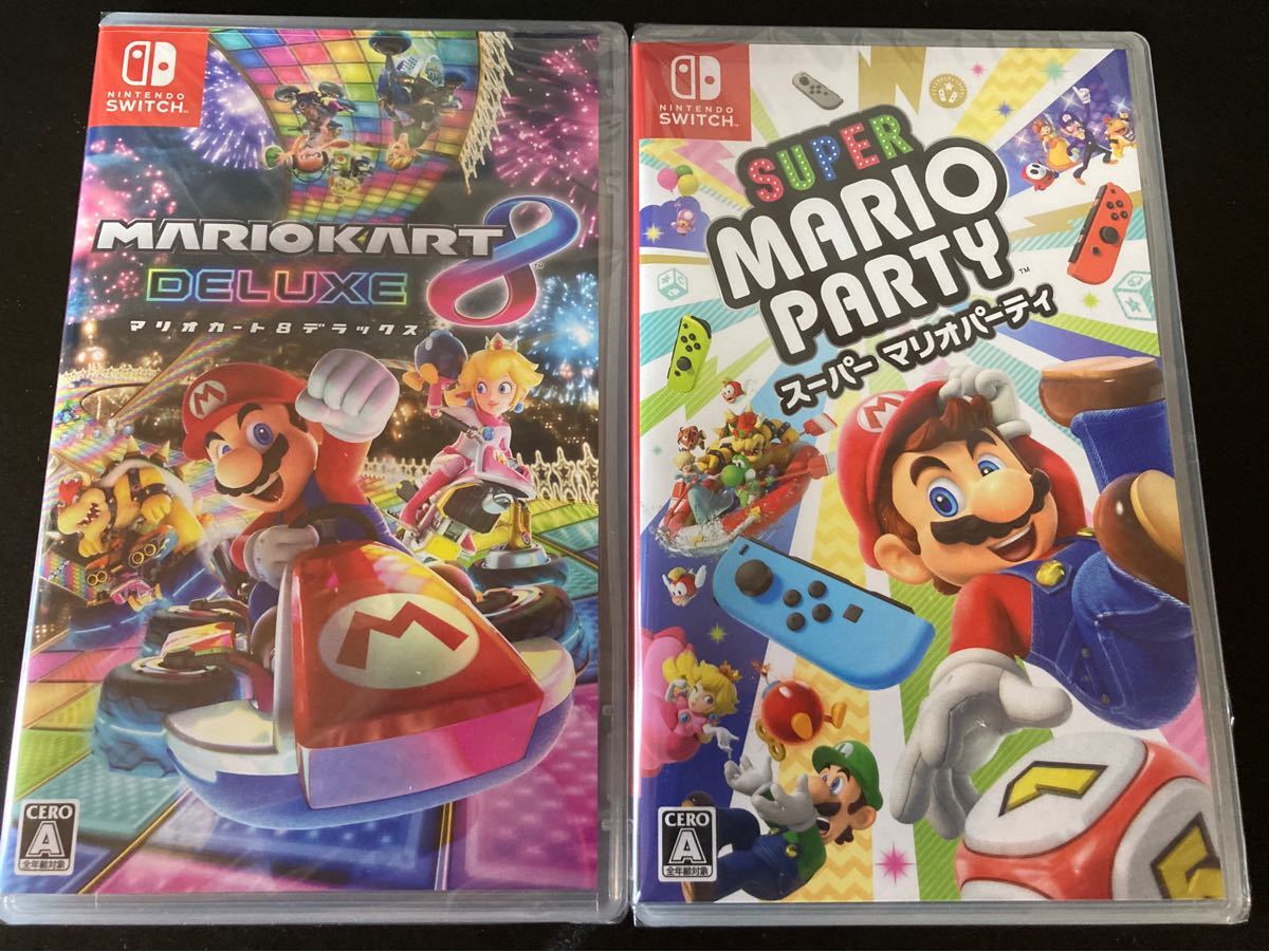 【2本セット】マリオカート8 デラックス + スーパーマリオ パーティー