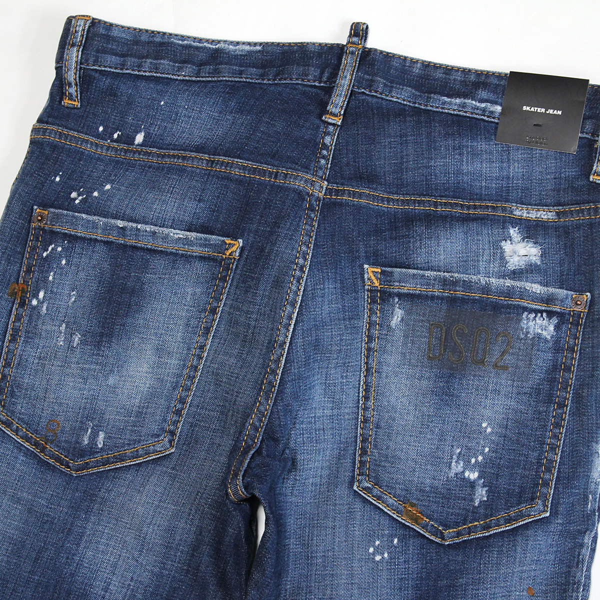 新品 ディースクエアード 加工 デニム パンツ SKATER S71LB0512 46