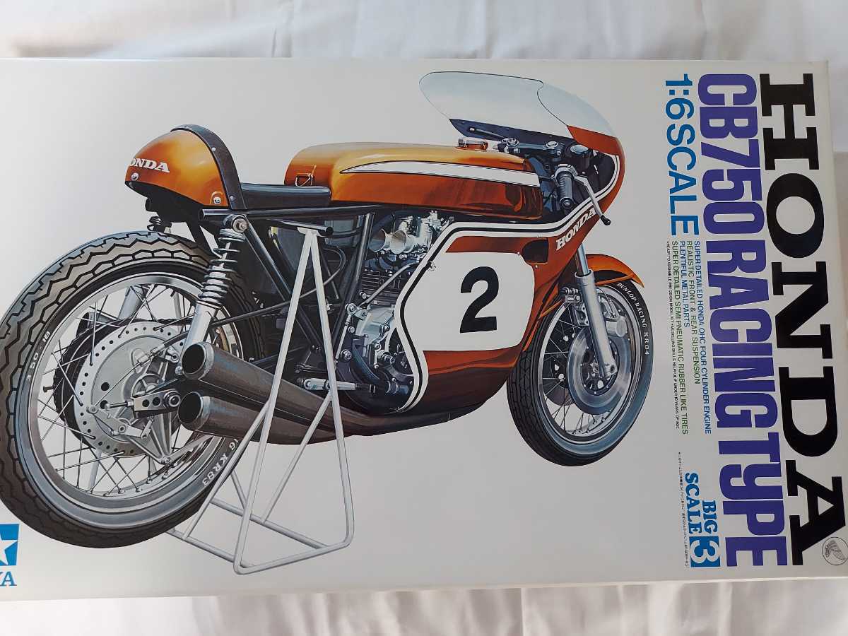 タミヤ16003 1/6 SCALE HONDA CB750 レーシングタイプ 未組立 TAMIYA