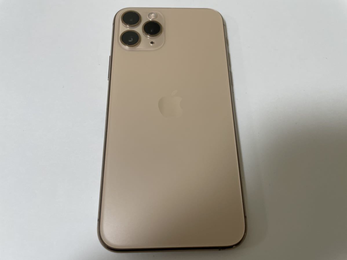 ■美品iPhone11pro 純正バックパネル筐体　ゴールド■_画像3