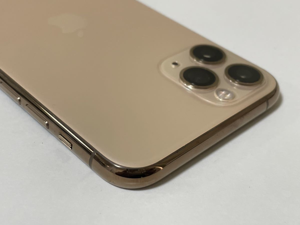 ■美品iPhone11pro 純正バックパネル筐体　ゴールド■_画像7