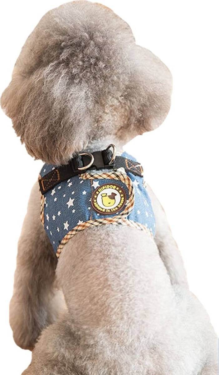 犬用 簡単装着 ハーネス ペット 首輪 柔らかい 軽量 チエック色 サイズ 2022年のクリスマスの特別な衣装