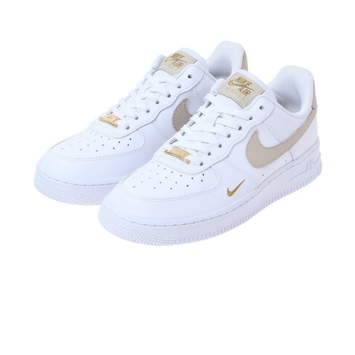 NIKE AIR FORCE1 エアフォース1 エッセンシャル ラタン ベージュ 新色】NIKE エアフォース1 エッセンシャル ラタン ベージュ