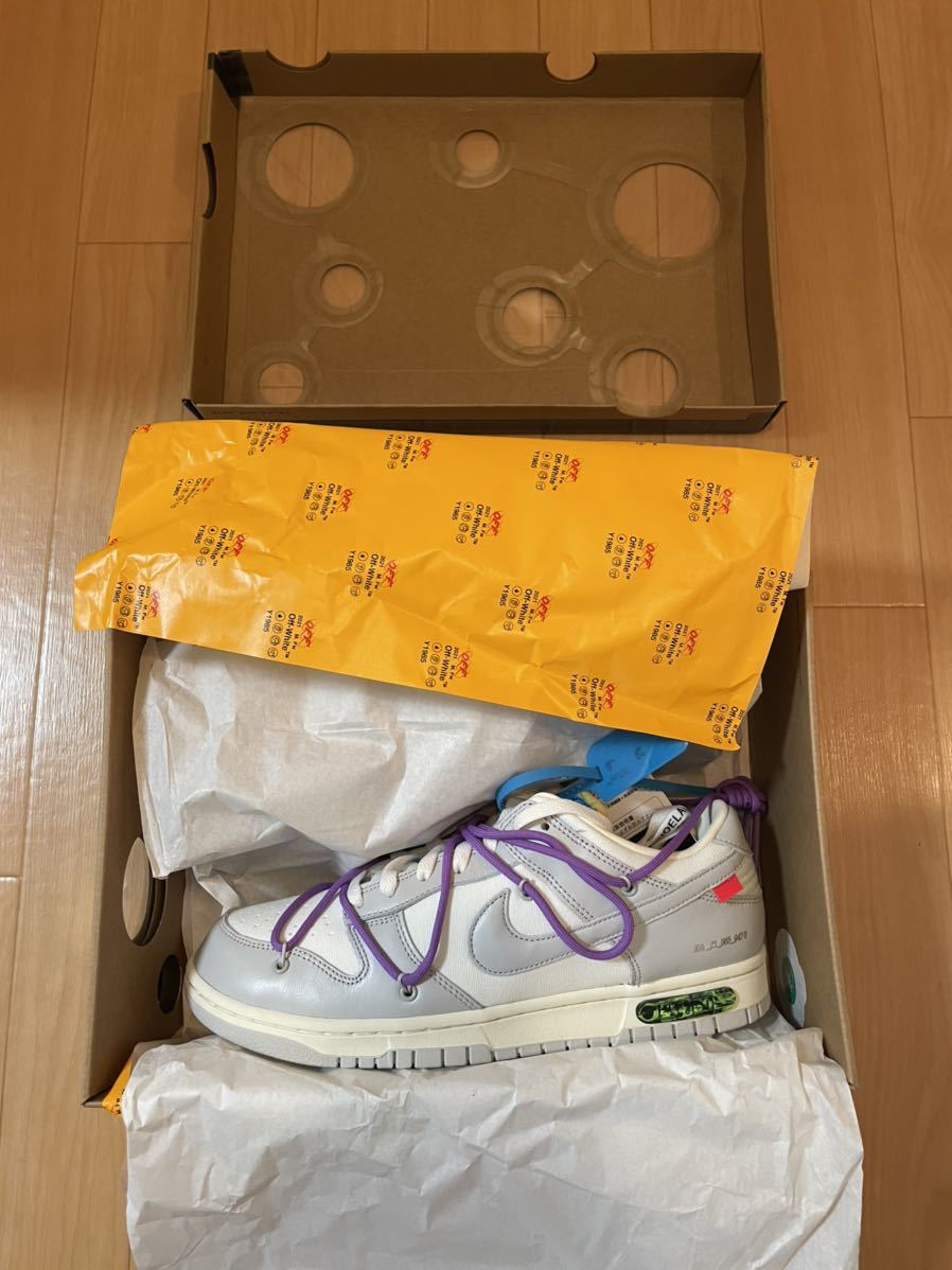27 5cm off-white NIKE DUNK LOW 1 OF 50 LOT47 47 THE50 オフ 27 5cm off-white NIKE DUNK LOW 1 OF 50 LOT47 47 THE50 オフ