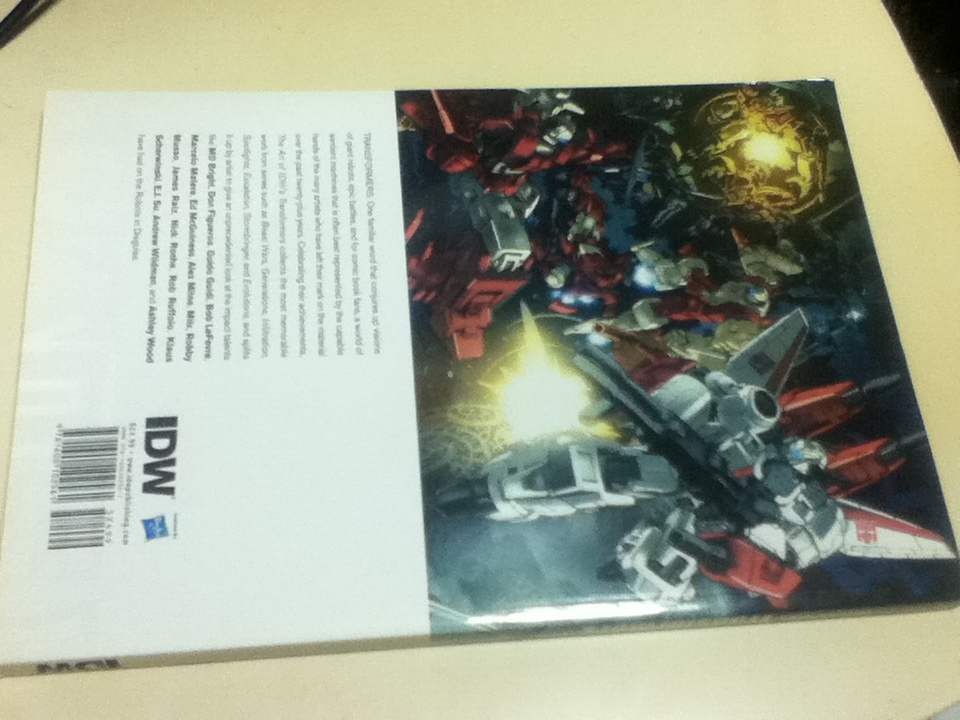  сборник материалов для создания The Art of IDW*s Transformers Transformer 
